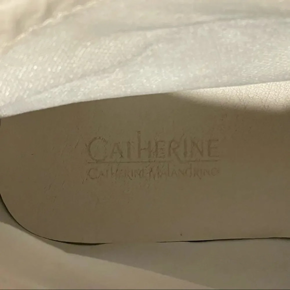 Catherine Malandrino Ankle Sneakers/Booties Lace up. Gold snakeskin. Y2K style. - Picture 10 of 13